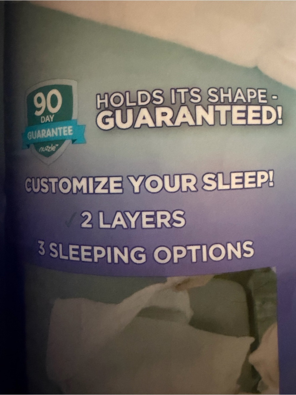 2 Nuzzle Adjustable Cooling Pillows โ Standard Size โ NEW in Package - Picture 10 of 10